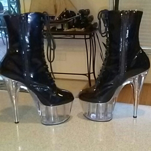 Pleaser Shoes - Pleaser Adore stripper booties
